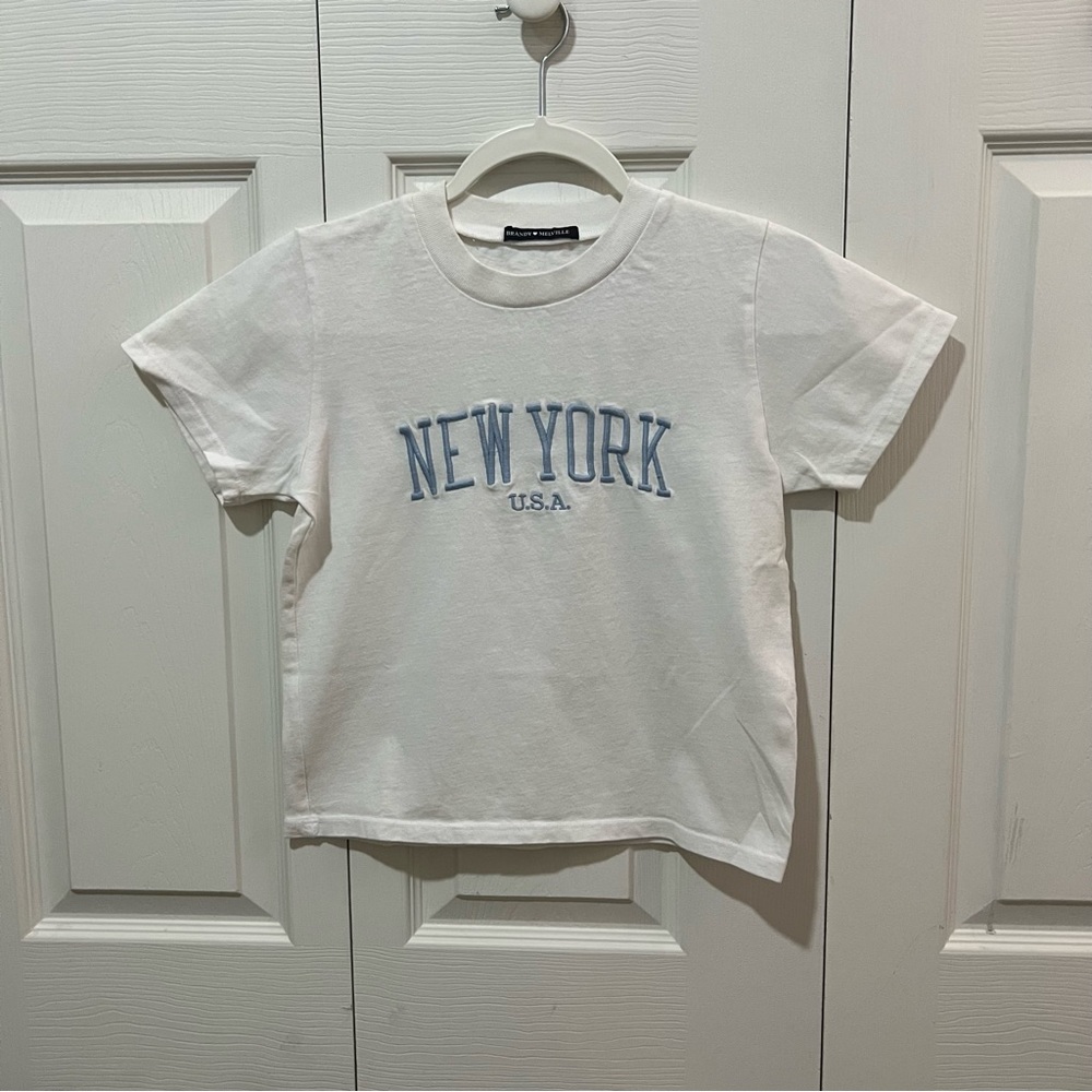 Brandy Melville “NEW YORK U.S.A.” Tee, XS-S